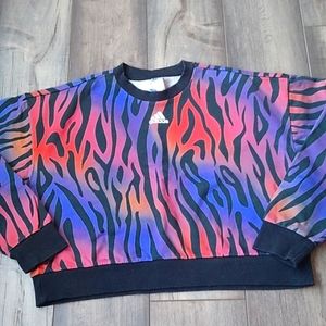 Adidas crop top sweatshirt